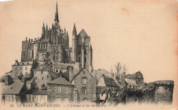FRANCE - Le Mont Saint Michel - L'Abbaye Et Les Remparts - Carte Postale Ancienne - Le Mont Saint Michel