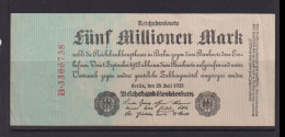 GERMANY - 1923 5 Millionen Mark Circulated Banknote - 5 Miljoen Mark