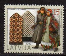 Latvia 2002 Mittens - Lettish Clothes For The Winter. MNH** - Lettonie