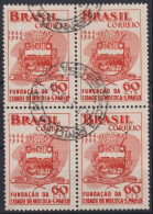 1956 Brasilien ° Mi:BR 891, Sn:BR 833, Yt:BR 617, Arms Of Mococa - Usados