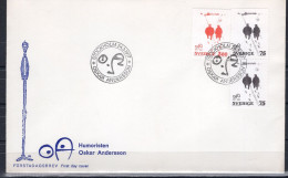 Sweden 1977 FDC Oskar Andersson - Covers & Documents