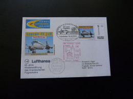 Aviation Plusbrief Individuell Convair CV340 Lufthansa 2015 (vol Lufthansa Flight Nurnberg Koln) - Covers & Documents