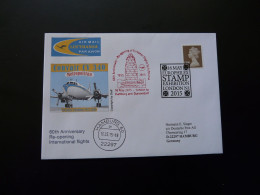 Lettre Vol Special Flight Cover London Europhilex Exposition To Hamburg Lufthansa 2015 - Brieven En Documenten