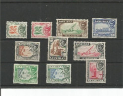 Zanzibar -  Selection  Of 10  M/m  Stamps As Per Scan - Zanzibar (1963-1968)