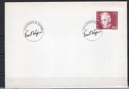 Sweden 1981 FDC Ernst Wigforss - Lettres & Documents