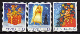 Latvia - 2002 Merry Christmas. Navidad. Noel. MNH** - Lettonie