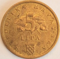 Croatia - 5 Lipe 1997, KM# 5 (#3528) - Croatie