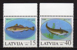 Latvia - 2002 Fish. MNH** - Lettonie