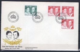 Sweden 1976 FDC Royal Wedding - Cartas & Documentos