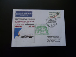 Lettre Premier Vol First Flight Cover Palermo Berlin Airbus A320 Lufthansa 2015 - 2011-20: Marcophilie