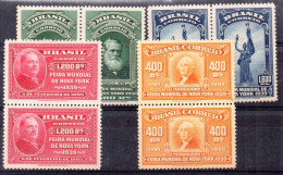 Brasil 2 Series Nº Yvert 352/55 ** ( Un Sello Nº Yvert 352 Punto Del Tiempo) - Unused Stamps