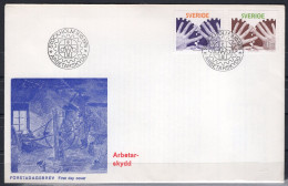 Sweden 1976 FDC Industrial Safety - Covers & Documents