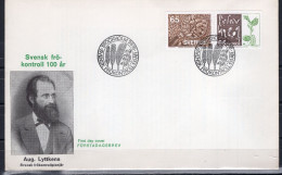 Sweden 1976 FDC Swedish Seed Testing Cent / Agriculture - Cartas & Documentos