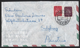 Carta Para Áustria Com Stamps Caravelas Com Obliteração De Caxias. Letter To Austria With Caravel Stamps With Obliterat - Lettres & Documents