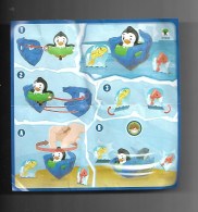 Kinder Ferrero BPZ - Cartina VTB 06 - Pinguini - Instrucciones