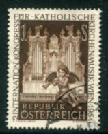 AUSTRIA 1954  Catholic Church Music Congress Used.  Michel 1008 - Used Stamps