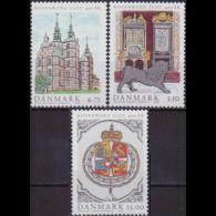 DENMARK 2006 - Scott# 1351-3 Castle 400th. Set Of 3 MNH - Nuevos