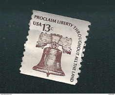 N° 1074 A Proclaim Liberty Throughout Ail The Land 13c., Brun  Timbre Stamp Etats-Unis (1975) Oblitéré USA - Used Stamps