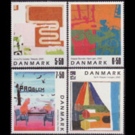 DENMARK 2005 - Scott# 1333-6 Modern Paintings Set Of 4 MNH - Unused Stamps