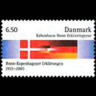 DENMARK 2005 - Scott# 1322 Declaration 50th. Set Of 1 MNH - Unused Stamps