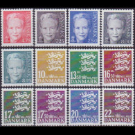 DENMARK 2006 - Scott# 1295/1313 Queen Issued 2005-07 MNH - Neufs