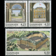 DENMARK 2004 - Scott# 1276-8 Fred.Palace Set Of 3 MNH - Ungebraucht