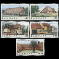 DENMARK 2005 - Scott# 1317-21 Danish Houses Set Of 5 MNH - Ongebruikt