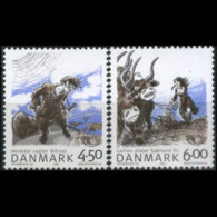 DENMARK 2004 - Scott# 1273-4 Norse Gods Set Of 2 MNH - Unused Stamps