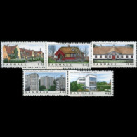 DENMARK 2003 - Scott# 1257-61 Danish Houses Set Of 5 MNH - Ungebraucht