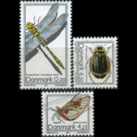 DENMARK 2003 - Scott# 1252-4 Insects Set Of 3 MNH - Neufs