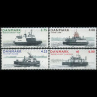 DENMARK 2001 - Scott# 1214-7 Ferry Boats Set Of 4 MNH - Unused Stamps