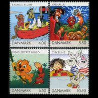 DENMARK 2001 - Scott# 1218-21 Cartoons Set Of 4 MNH - Nuevos