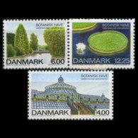 DENMARK 2001 - Scott# 1193-5 Botanical Gardens Set Of 3 MNH - Neufs