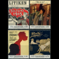 DENMARK 2000 - Scott# 1173-6 Century Events Set Of 4 MNH - Neufs