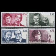 DENMARK 1999 - Scott# 1156-9 Performers Set Of 4 MNH - Unused Stamps