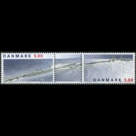 DENMARK 1998 - Scott# 1097a Belt Bridge Set Of 2 MNH - Unused Stamps