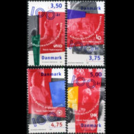 DENMARK 1998 - #1086-9 Trade Unions Cent. Set Of 4 MNH - Ongebruikt