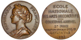 Ecole Nationale Des Arts Décoratifs. Médaille. - Professionnels / De Société