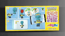 Kinder Ferrero BPZ - Cartina VT 419 - Minions - Notes