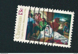 N° 1148 Christmas, Copley, Boston Museum Noël, "Nativité", Par John Singleton Copley 177 Etats-Unis (1976) Oblitéré  USA - Used Stamps
