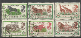ETIOPIA YVERT NUM. 371/376 SERIE COMPLETA USADA - Ethiopia