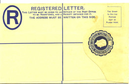 Singapore , Reg. Letter Envelope, Unused, 1915 - Singapur (...-1959)