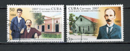 CUBA -  JOSÉ MARTI  N°Yt 4424+4432 Obli. - Gebraucht