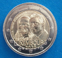 Pièce De 2 Euros Commémorative UNC Luxembourg 2020 - Lussemburgo