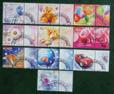 Greeting Stamps Flower Fleur 2003 Mi 2190-2199 Used Gebruikt Oblitere Australia Australien Australie - Used Stamps