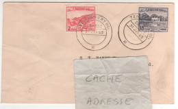 2 Timbres , Stamps " Paysage , Palais " Sur Lettre , Cover , Mail  Du 30/06/65 - Pakistan