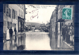 10. Bar Sur Seine. La Crue De La Seine 1910. Rue Thiers. Les Ponts - Bar-sur-Seine