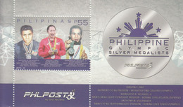 2017 Philippines Olympics Boxing Silver Medallists Souvenir Sheet MNH - Filippine