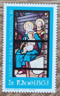 Saint Pierre Et Miquelon - YT N°474 - Noël / Vitrail - 1986 - Neuf - Nuevos