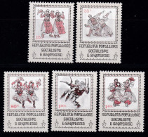 Albanien, 1979, 1993/97, MNH **, Nationaltrachten Und Volkstänze (III). - Albanie